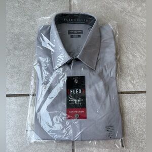 Van Heusen Flex Collar Light Gray Shirt